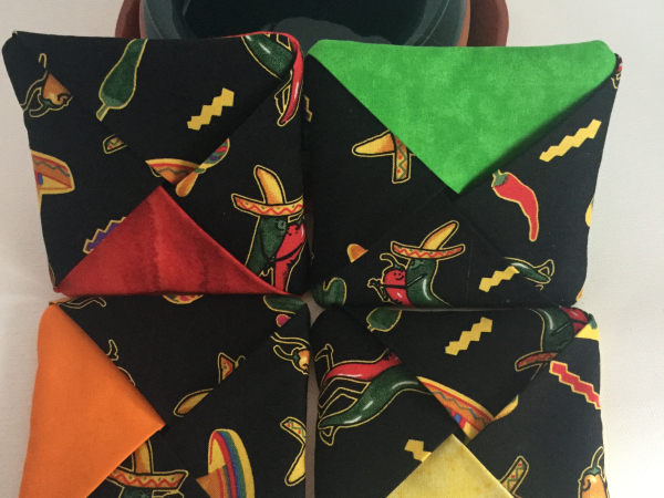 Drink Coasters, Coasters, Margaritas, Cinco de Mayo, Padded Drink Coasters