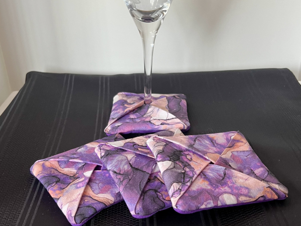 Padded Coaster Slippers /Stemware Holders