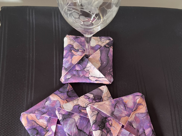 Padded Coaster Slippers /Stemware Holders