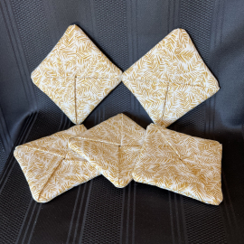 Padded Coaster Slippers/ Stemware Holders, Padded Coasters, Drink Coasters