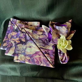 Purple Passion Special Occassion Reversible Cloth Napkins