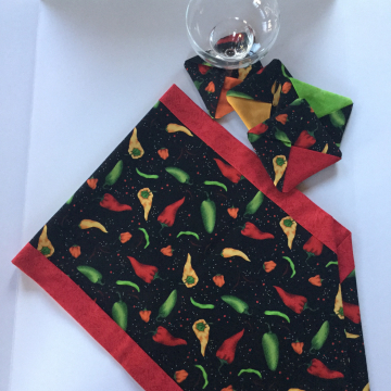 Hot Cha Cha Chili Peppers Table Runner