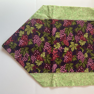 Harvest Time with Green Border Table Runner- 2 Point